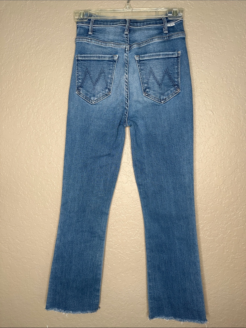 MOTHER The Hustler High-Rise Ankle Fray Jeans in Layover - Picture 11 of 12